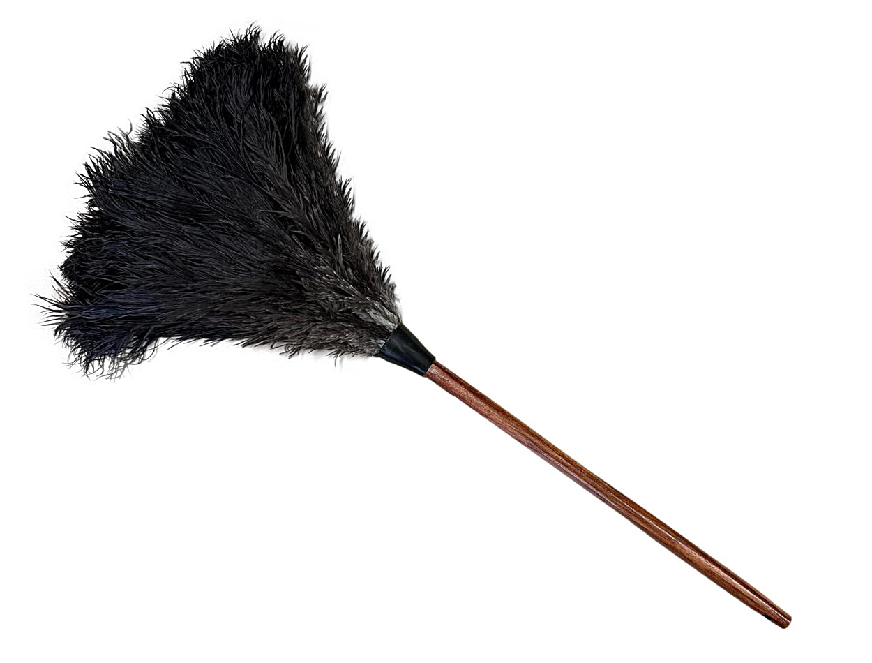 28" Premium Ostrich Feather Duster--Black Feathers
