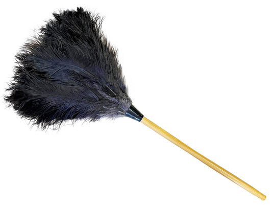 28" Ostrich Feather Duster--Black Feathers
