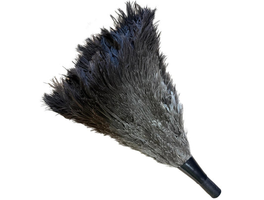 16" Ostrich Feather Duster Replacement Head--Black Feathers